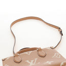 LOUIS VUITTON Empreinte Giant On The Go PM Bag Camel M12513 LV Auth 210181M-16