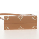 LOUIS VUITTON Empreinte Giant On The Go PM Bag Camel M12513 LV Auth 210181M-5