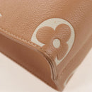 LOUIS VUITTON Empreinte Giant On The Go PM Bag Camel M12513 LV Auth 210181M-19