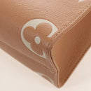 LOUIS VUITTON Empreinte Giant On The Go PM Bag Camel M12513 LV Auth 210181M-20