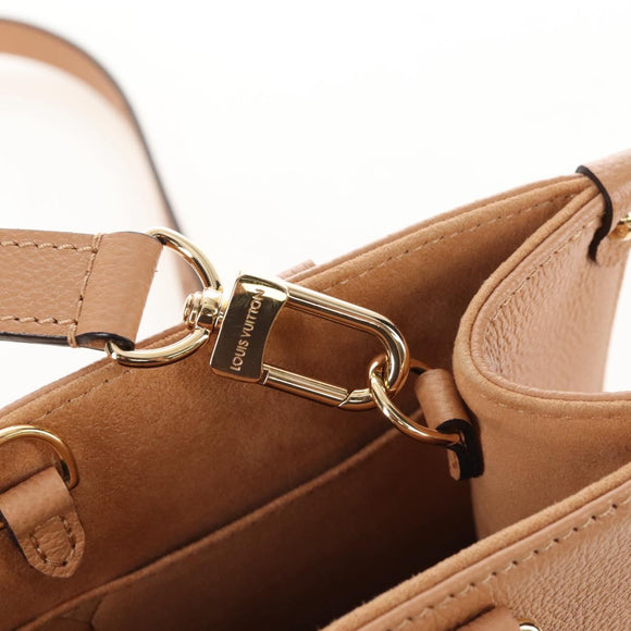 LOUIS VUITTON Empreinte Giant On The Go PM Bag Camel M12513 LV Auth 210181M