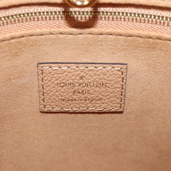 LOUIS VUITTON Empreinte Giant On The Go PM Bag Camel M12513 LV Auth 210181M