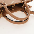 LOUIS VUITTON Empreinte Giant On The Go PM Bag Camel M12513 LV Auth 210181M-7