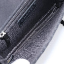 CHANEL Matelasse Chain Shoulder Bag Canvas Black Silver CC Auth 210182SAM-9