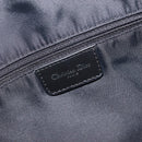 Christian Dior Trotter Canvas Oblique Shoulder Bag Navy Silver Auth 210185A-18