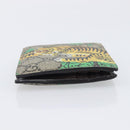 GUCCI GG Supreme Bengal Compact Wallet PVC Beige Auth 210186V-3