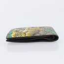 GUCCI GG Supreme Bengal Compact Wallet PVC Beige Auth 210186V-5