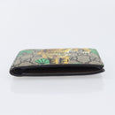 GUCCI GG Supreme Bengal Compact Wallet PVC Beige Auth 210186V-7