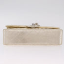 CHANEL Matelasse25 Chain Shoulder Bag Lamb Skin Mocha Gold CC Auth 210187SM-10