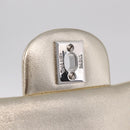 CHANEL Matelasse25 Chain Shoulder Bag Lamb Skin Mocha Gold CC Auth 210187SM-19