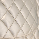 CHANEL Matelasse25 Chain Shoulder Bag Lamb Skin Mocha Gold CC Auth 210187SM-4