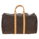 LOUIS VUITTON Monogram Keepall 45 Boston Bag M41428 LV Auth 210192V-3