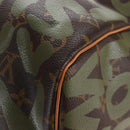 LOUIS VUITTON Monogram graffiti Keepall 50 Bag Khaki M92196 LV Auth 210193SAM-17