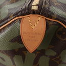 LOUIS VUITTON Monogram graffiti Keepall 50 Bag Khaki M92196 LV Auth 210193SAM-18