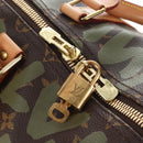 LOUIS VUITTON Monogram graffiti Keepall 50 Bag Khaki M92196 LV Auth 210193SAM-20