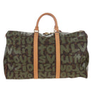 LOUIS VUITTON Monogram graffiti Keepall 50 Bag Khaki M92196 LV Auth 210193SAM-2