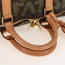 LOUIS VUITTON Monogram graffiti Keepall 50 Bag Khaki M92196 LV Auth 210193SAM-8
