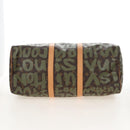 LOUIS VUITTON Monogram graffiti Keepall 50 Bag Khaki M92196 LV Auth 210193SAM-5