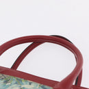 GUCCI GG Supreme GG Blooms Hand Bag PVC 2way Navy Gold 409534 Auth 210198V-8
