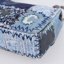 CHANEL Chain Shoulder Bag Denim Blue Silver CC Auth 210199SM-16