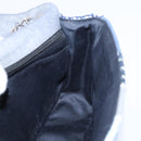 CHANEL Chain Shoulder Bag Denim Blue Silver CC Auth 210199SM-21
