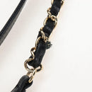 CHANEL Matelasse Chain Shoulder Tote Bag Caviar Skin Black Gold CC Auth 210201M-10