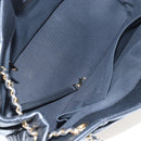 CHANEL Matelasse Chain Shoulder Tote Bag Caviar Skin Black Gold CC Auth 210201M-19