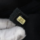 CHANEL Matelasse Chain Shoulder Tote Bag Caviar Skin Black Gold CC Auth 210201M-25