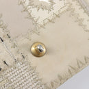 CHANEL Chain Shoulder Bag Canvas Ivory Gold CC Auth 210203SM-8