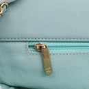CHANEL Matelasse Chain Bag Lamb Skin 2way Light Blue Gold CC Auth 210207SAM-25