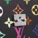 LOUIS VUITTON Multicolor Phone Pouch Metis Pouch Black M14098 LV Auth 210208SAM-18