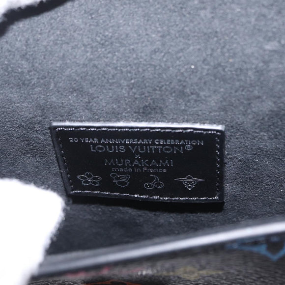 LOUIS VUITTON Multicolor Phone Pouch Metis Pouch Black M14098 LV Auth 210208SAM