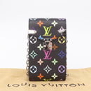 LOUIS VUITTON Multicolor Phone Pouch Metis Pouch Black M14098 LV Auth 210208SAM-24