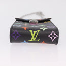 LOUIS VUITTON Multicolor Phone Pouch Metis Pouch Black M14098 LV Auth 210208SAM-9