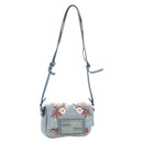 FENDI Nano Baguette Shoulder Bag Denim Navy Gold Auth 210210SAM-1