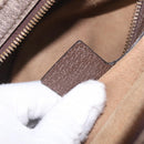 GUCCI GG Supreme Web Sherry Line Backpack PVC Beige Gold 427042 Auth 210218A-26