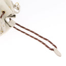 Miu Miu Purse Hand Bag Canvas Ivory Gold Auth 210220A-16