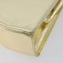 Salvatore Ferragamo Shoulder Bag Leather Gold Auth 210225-12