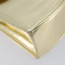 Salvatore Ferragamo Shoulder Bag Leather Gold Auth 210225-13