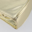 Salvatore Ferragamo Shoulder Bag Leather Gold Auth 210225-15
