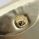Salvatore Ferragamo Shoulder Bag Leather Gold Auth 210225-16