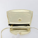 Salvatore Ferragamo Shoulder Bag Leather Gold Auth 210225-17