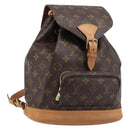 LOUIS VUITTON Monogram Montsouris MM Backpack M51136 LV Auth 210228A-1
