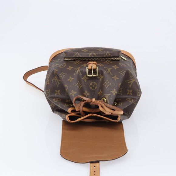 LOUIS VUITTON Monogram Montsouris MM Backpack M51136 LV Auth 210228A