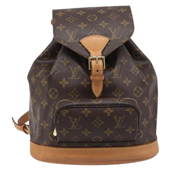 LOUIS VUITTON Monogram Montsouris MM Backpack M51136 LV Auth 210228A