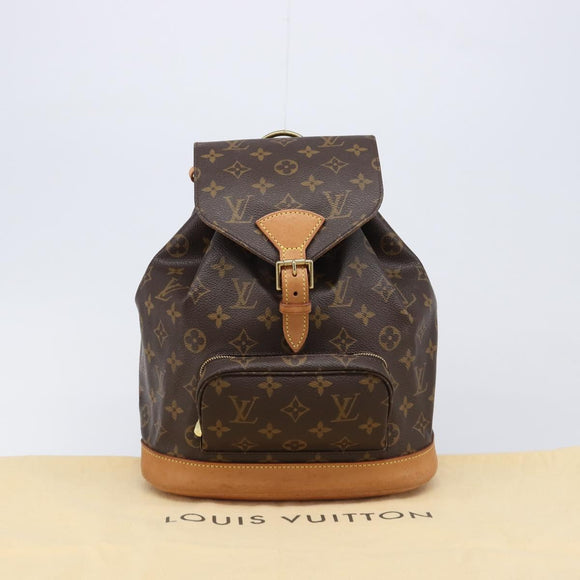 LOUIS VUITTON Monogram Montsouris MM Backpack M51136 LV Auth 210228A
