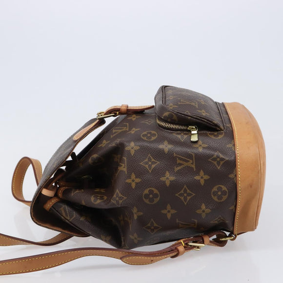 LOUIS VUITTON Monogram Montsouris MM Backpack M51136 LV Auth 210228A