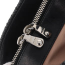 Miu Miu Matelasse Chain Shoulder Bag Leather Black Silver Auth 210230A-26