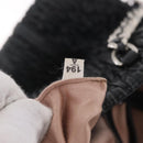 Miu Miu Matelasse Chain Shoulder Bag Leather Black Silver Auth 210230A-28