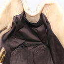 Miu Miu Matelasse Hand Bag Vitellolux 2way Beige Gold Auth 210233A-25
